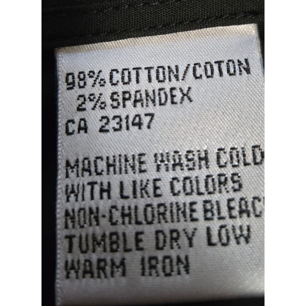 Talbots Black Sailor Button Stretch Cotton Capri's‎ Women's Sz 20 Nautical - Picture 8 of 8